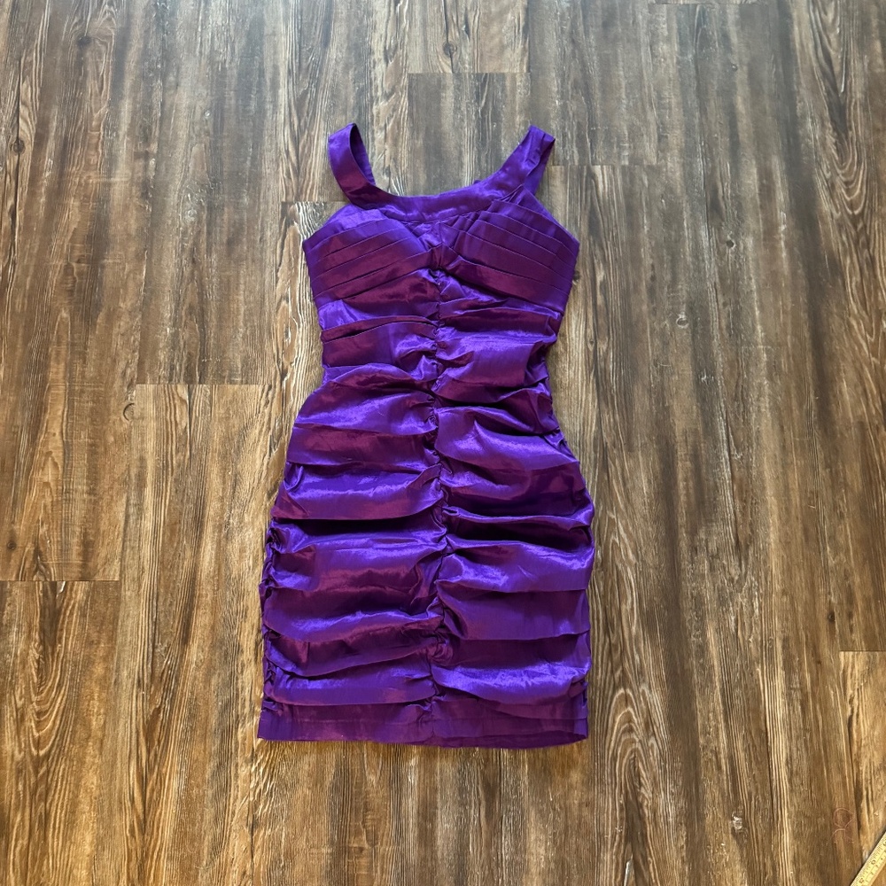 metallic dress